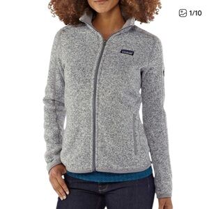 Patagonia Better Sweater Full Zip Heather Gray Fleece Jacket